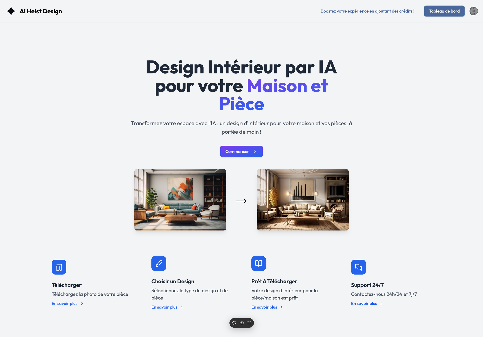 Image du site Ai-heist-redesign